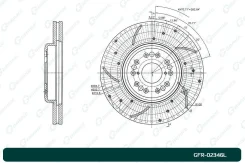 ���� ��������� ��������������� ������������� G-brake GFR-02346L ����� GFR02346L ����