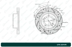 ���� ��������� ��������������� ������������� G-brake GFR-20747R ������ GFR20747R ����