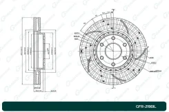 ���� ��������� ��������������� ������������� G-brake GFR-21961L ����� GFR21961L ����