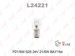 ����� P21/5W 24V BAY15D HCV L24221 LYNXauto L24221 ����