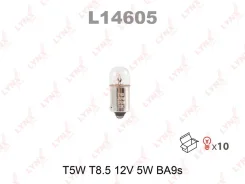 ����� T5W 12V BA9S L14605 LYNXauto L14605 ����