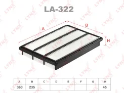 ������ ��������� LA322 LYNXauto LA322 ����