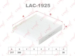 ������ ������ LADA Vesta/XRAY LAC1925 LYNXauto LAC1925 ����