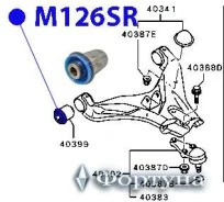 ����������� �������� ������� ������. D-50.5 L-46 d-16.2 I-65.6. M126SR ������� M126SR ����