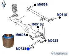 ����������� ������ ���������� ����, ������ ��������, 12*50*55 M072S/65 ������� M072S ����