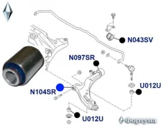 ����������� ������� ������ �������� ��������, ��������, 14,2*32,3*55 N104SR/65 ������� N104SR ����