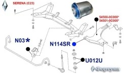����������� ������� ������ �������� ��������, ��������, 14*42.5*60 N114SR/65 ������� N114SR ����