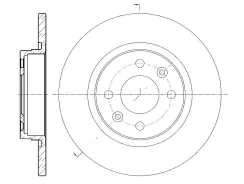 ���� ��������� G-Brake GR01663, �����/������ �������� GR01663 ����