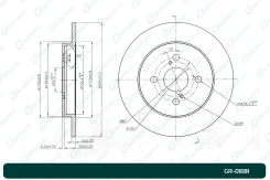 ���� ��������� G-brake GR-01681 GR-01681 G-Brake GR01681 ����