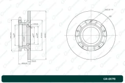 ���� ��������� G-Brake GR01779, �����/������ ������ GR01779 ����