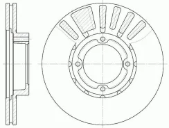 ���� ��������� G-Brake GR02701, �����/������ �������� GR02701 ����