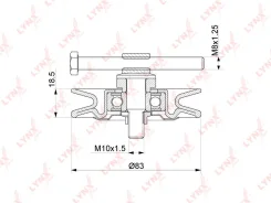 ����� �������� ���������� ����� PB5083 LYNXauto PB5083 ����