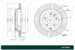 ���� ��������� G-Brake GR20378, �����/������ ������ GR20378 ����