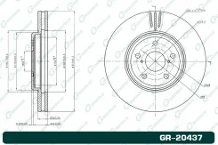 ���� ��������� ������������� G-brake GR-20437 GR-20437 G-Brake GR20437 ����