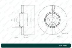 ���� ��������� ������������� G-Brake GR21087 GR21087 ����