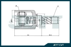 ���� ���������� JETT V40-0105 V400105 ����