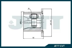 ���� ���������� JETT V40-3007 V403007 ����