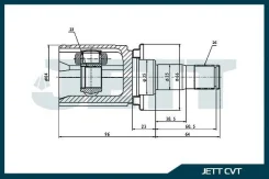 ���� ���������� JETT V40-9050 JETT V409050 V409050 ����