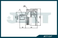 ���� ������� JETT V43-1012 ABS V431012ABS ����