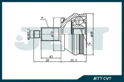 ���� �������� �������� JETT V433024 V433024 ����