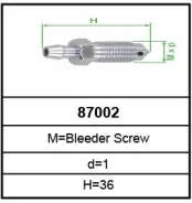 ������ ��������� ���������� �������� M10x1 d=1 H=36 Frenkit 87002 87002 ����