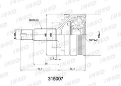 ���� ������� 22/22 �������� ������ ����� ��� LADA Samara LADA, LADA 2110 LADA, LADA Priora inko 315007 315007 ����