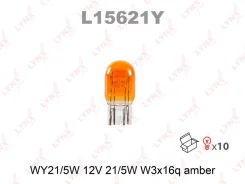 ����� WY21W/5W 12V W3X16D Amber LYNXauto L15621Y L15621Y ����