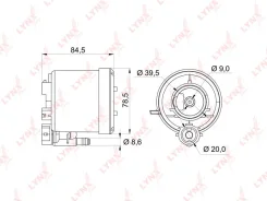 ������ ��������� LYNXauto LF163M LF163M ����