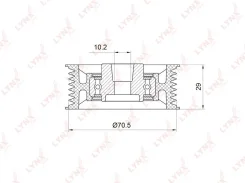 ����� �������� ���������� ����� LYNXauto PB7022 PB7022 ����