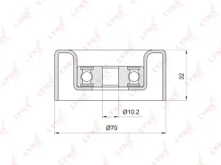 ����� �������� ���������� ����� LYNXauto PB7032 PB7032 ����