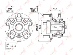 ������� ������ | �����/��� ����/��� | LYNXauto WH1168 WH1168 ����