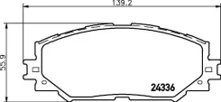 ������� ��������� �������� Strong Ceramic �������� ��� Toyota Corolla, Toyota Auris, Toyota RAV4 Nisshinbo NP1019SC NP1019SC ����