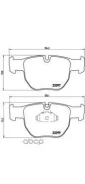 ������� ��������� (�������) BMW 5-Series 95-04 / 7-Series 94-01 [178Brembop44012], �������� P44012 ����