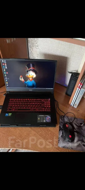 MSI Katana 17 B12UCR. 17.3", 2,5����, ��� 16 ��, ���� 512���, WiFi: 1, Bluetooth: 1, ����������� �� 3��. ����