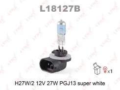 ����� H27W/2 12V PGJ13 Super White LYNXauto L18127B L18127B ����
