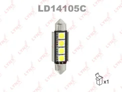 ����� ������������ LED C5W T11x41 12V SV8,5-8 SMDx4 7000K CANbus LYNXauto LD14105C LD14105C ����
