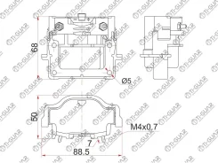 ������� ��������� /TI-GUAR ��� Toyota 3S-FE 1996- /ST19# ST20# SV4#; 4A /7A-FE -1996 /AT19# 3RZ-FE 1995 /RZJ9# RZN18#; TG9091902163; (9091902163) SPL1...