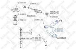 ����� ������ ������ Mitsubishi Lancer CS5A/CS5W/CS2A 00 Stellox 5700094SX ����