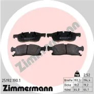������� �������� �����. 193x64x19 Jeep Grand Cherokee IV WK/WK2 10 Zimmermann 251921901 ����