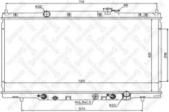 �������� ������� ���������� Honda CR-V 2.0 02-06 Stellox 1026666SX ����