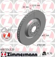 ���� ��������� �����. 340x30/50-5x112 Audi A3/Convertible/Limousine/Sport�back Zimmermann 600324320 ����