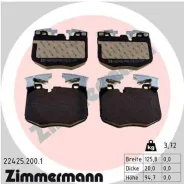 ������� �������� �����. 126x95x20 BMW 7 Series G11/G12 14 Zimmermann 224252001 ����