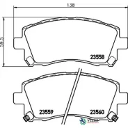 ������� ��������� �������� ������. Forester (SF) Impreza Coupe (GFC) Impreza Stufenheck (GC) Impreza Mintex MDB1794 MDB1794 ����