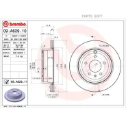 ���� ��������� ����. � �� ��������� Chevrolet (SGM) Captiva Closed Off-Road Vehicle 08/07- / Chevro Brembo 09A62911 - 09A62911 ����