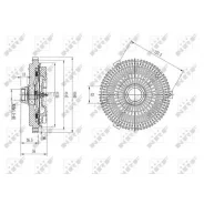 ����� ����������� AUDI A6 2.5D 97- NRF 49590 - 49590 ����