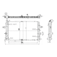 �������� ���������� ��������� OPEL Zafira 1.6 05- NRF 50143 - 50143 ����