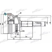 ���� �������� � ������� ABS 26x63.1x27 ABS:48T Toyota Camry ACV40/GSV40 06- Patron PCV1559 PCV1559 ����