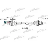 ������� KIA RIO [TC] 06 - MT �������� ���� ������ 25X925X70X25 ABS:48T Patron PDS0519, ������ PDS0519 ����