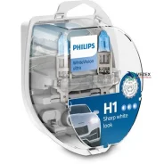 ����� ����������� ��������� ����� H1/W5W P14.5s/W2.1x9.5d 4200K White Vision Ultra 12V 55W ������� 2 Philips 12258Wvusm 12258WVUSM ����