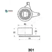 ���������� ����� ��� KIA Avella 1.5 Japanparts BE301 BE301 ����